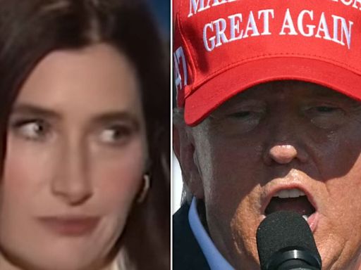 ‘Kimmel’ Guest Host Kathryn Hahn Gives Trump Blunt ‘Truth’ About Election Choice