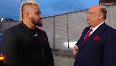 Solo Sikoa introduces Paul Heyman to the newest member of The Bloodline | WWE on FOX