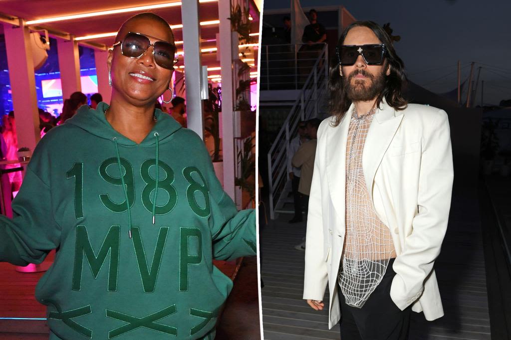 Jared Leto, Bono, Queen Latifah and more light up Spotify Beach at Cannes Lions party