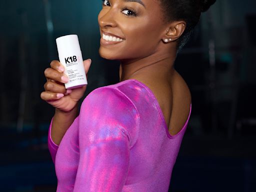 EXCLUSIVE: Simone Biles Is the New Face of Hair Care Brand K18