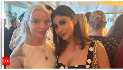 Mouni Roy strikes a pose with 'The Queen's Gambit' star Anya Taylor-Joy; calls her 'The magical girl' - See photos | - Times of India