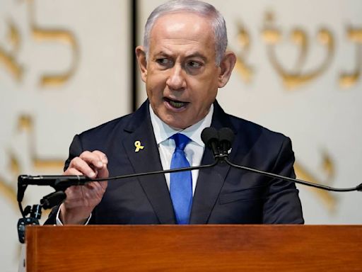 In fiery speech to Congress, Netanyahu seeks support for war in Gaza, sparking large protests