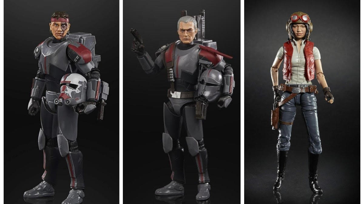 Star Wars The Black Series Crosshair, Hunter, and Doctor Aphra Figures Are Back