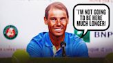 Rafael Nadal vocal on potential retirement, final Roland Garros run