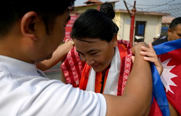 For Nepal, says Everest record-setting female climber