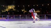 Jill Biden inaugura pista de hielo en la Casa Blanca para temporada navideña