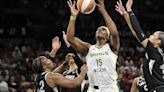 A’ja Wilson drops 28 to become Las Vegas Aces’ all-time leading scorer in victory over Dallas Wings