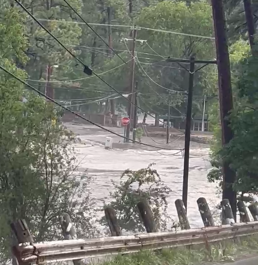 Parts of Ruidoso evacuated due to flooding on Tuesday