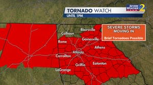 LIVE UPDATES: Ground stop in effect at Atlanta airport as storms move through north Georgia