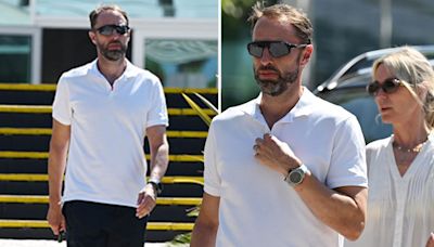 Southgate relaxes with wife as he enjoys holiday in Algarve after England exit