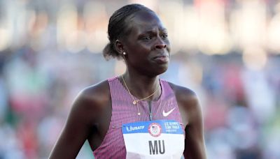 Athing Mu’s hopes of defending her Olympic 800m title end after falling at the US trials