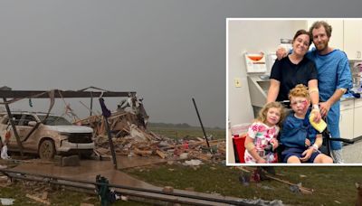 ‘Absolute miracle’: Boy, 7, survives being thrown by tornado that destroyed family home