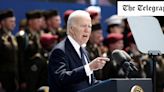 Biden attacks Trump’s ‘isolationism’ during D-Day speech