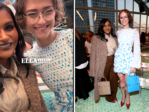 Mindy Kaling and Kamala Harris' stepdaughter's NYFW reunion after DNC