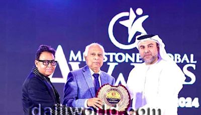 Udupi: Dr Sushil Jathanna honoured with Milestone Global & IHW Global Leadersa awards