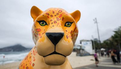 Rio recebe a Jaguar Parade, com esculturas de onças em pontos turísticos | Rio de Janeiro | O Dia