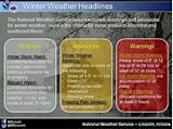 What Is the Difference Between a Winter Storm Watch, Warning ...