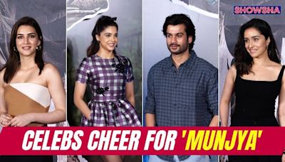 Kriti Sanon, Shraddha Kapoor, Sharvari & Many More Turn Up The Glam Quotient At 'Munjya' Premiere - News18