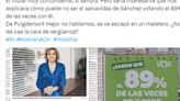 La presidenta de Les Corts, Llanos Massó (Vox), reniega del PP y su postura sobre el independentismo catalán en redes sociales: "¿No se les cae la cara de vergüenza?"