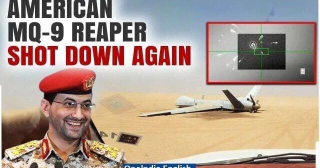 Houthis Taunt U.S: 6th MQ-9 Reaper Drone Downed in Yemen, Embarrassing Video Goes Viral | Watch
