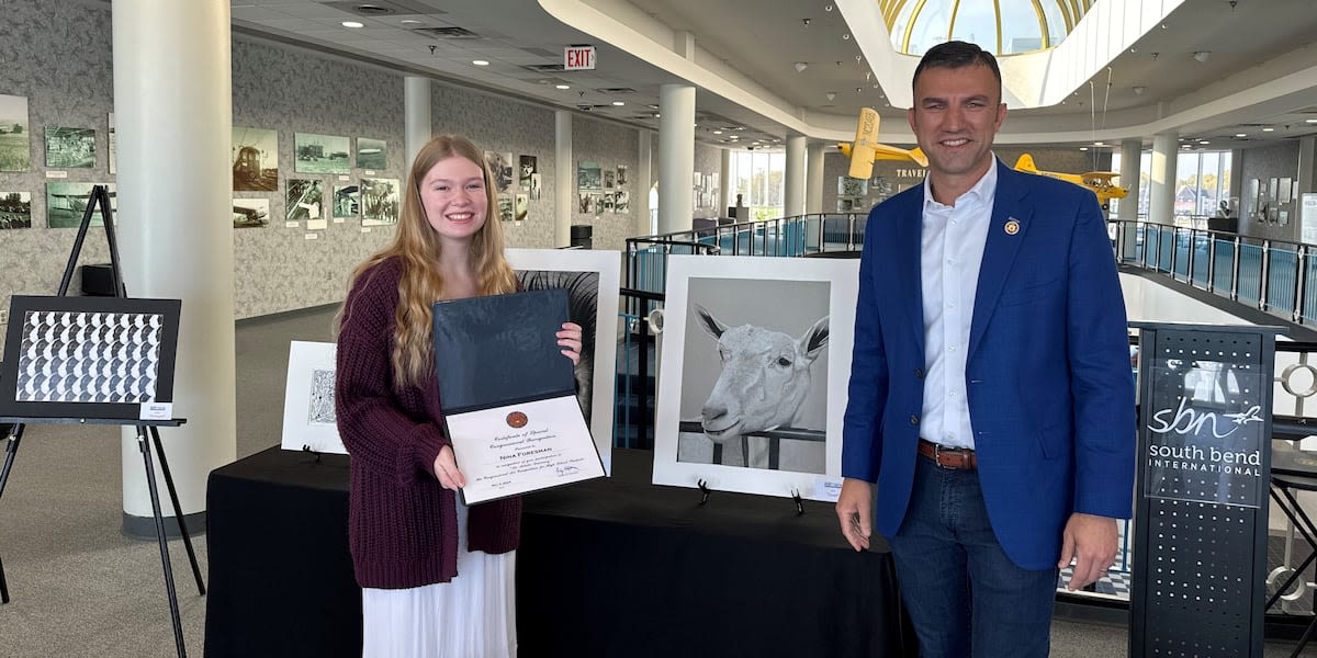 John Glenn student wins 2024 Congressional Art Competition