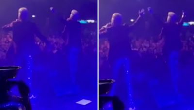 Moment cult pop duo belt out Oasis classic at Glasgow gig as fans go wild