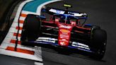 Sainz acaba tercero en los primeros libres del GP de Miami; Verstappen domina seguido de Piastri