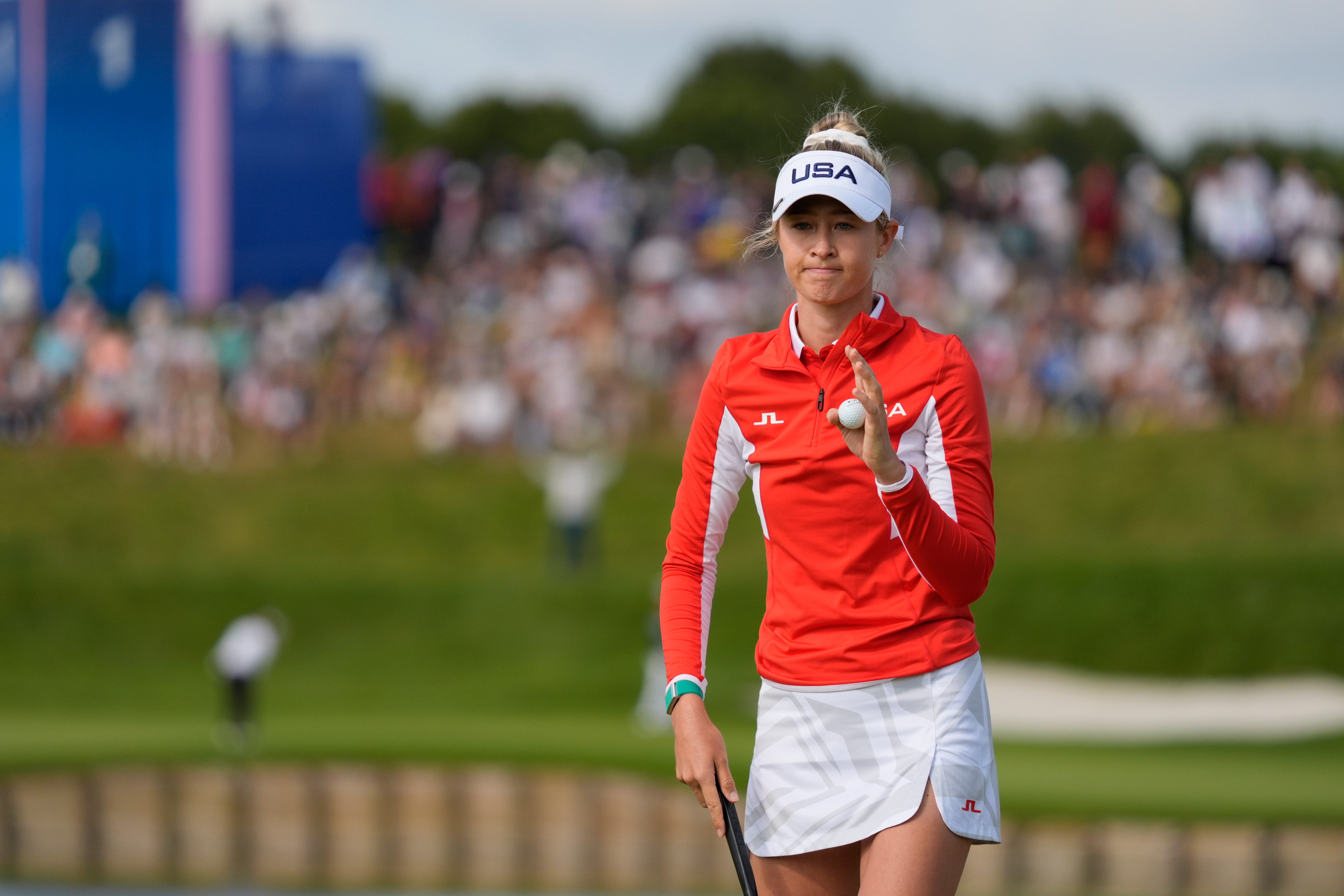 Nelly Korda score today at Paris Olympics: Scorecard, results from Round 1 at Le Golf National