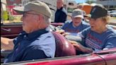 Former President Jimmy Carter and wife Rosalynn Carter attend 25th annual Peanut Festival parade