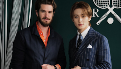 NCT's Mark Snaps A Pic With Spider-Man Star Andrew Garfield At 2024 Wimbledon Championships Finals