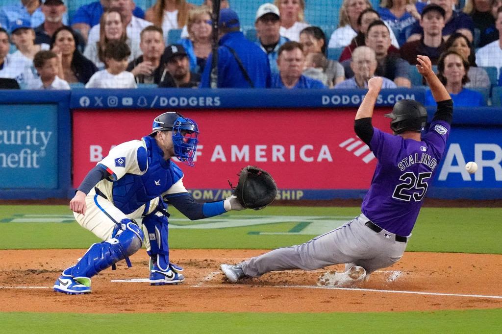 McMahon’s tiebreaking homer lifts last-place Rockies over NL West-leading Dodgers 6-3