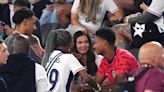 Ollie Watkins' and girlfriend share a passionate kiss after England victory