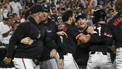 Yankees talk benches clearing vs. Orioles: ‘Definitely wasn’t trying to hit him’