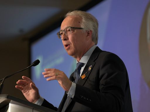 B.C. Conservative leader John Rustad addresses business crowd