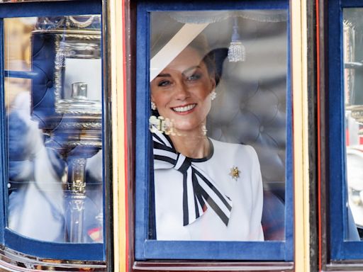 La aparición de Kate Middleton en el desfile Trooping the Colour, en imágenes