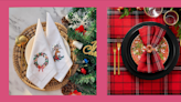 Complete Your Holiday Tablescape with These Festive Christmas Napkins