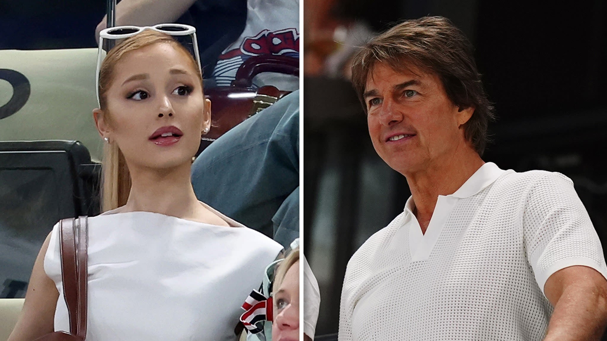 Ariana Grande, Tom Cruise and Other Celebrities Hit Up Olympics Women's Gymnastics