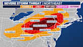 Quick-moving storm system to produce round of thunderstorms over Northeast on Sunday