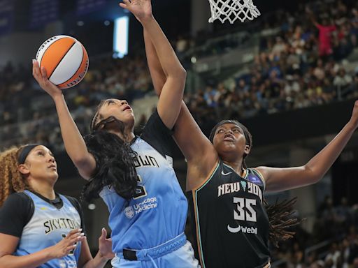 Angel Reese's double-double streak ends as Sabrina Ionescu's New York Liberty vanquish Chicago Sky - Eurosport