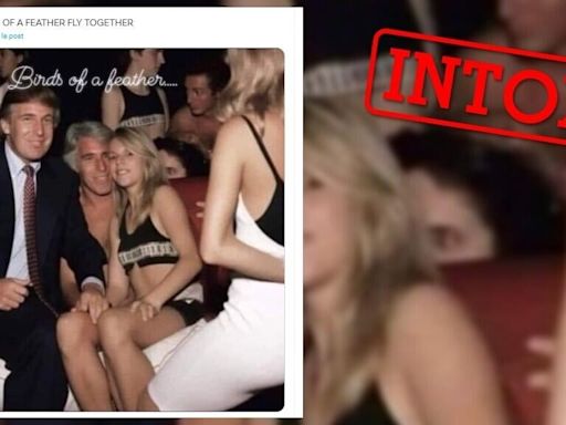 Trump en compagnie de Jeffrey Epstein ? Voici des astuces pour repérer une photo générée par IA