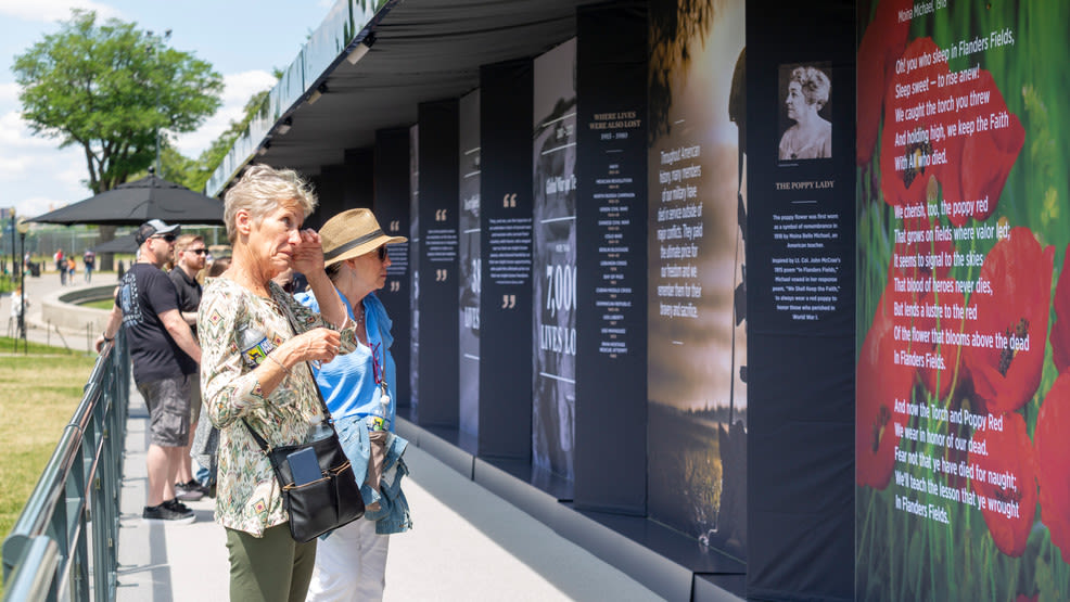 Poppy Wall of Honor pays tribute to fallen service members this weekend