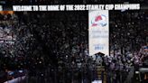 Avs raise banner, beat Blackhawks 5-2 to start title defense