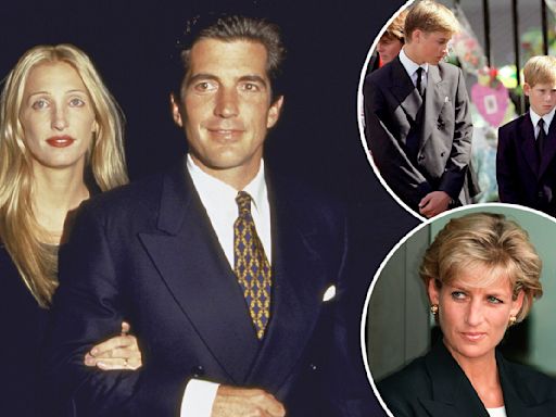 Why JFK Jr. didn’t call Prince William and Harry after Princess Diana’s death — despite wife Carolyn’s plea