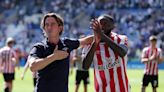 ‘It was emotional’: Thomas Frank celebrates Josh Dasilva’s late equaliser at Leicester