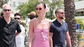 Bella Hadid makes a statement with her keffiyeh-inspired dress at Cannes Film Festival
