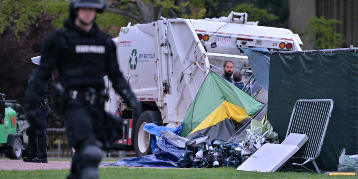 Police dismantle pro-Palestinian encampment at MIT and move to clear Penn and Arizona protests