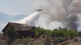 Incendio forestal en Barxeta