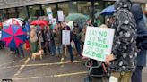 Protest over thousands of new homes on greenbelt near Bristol