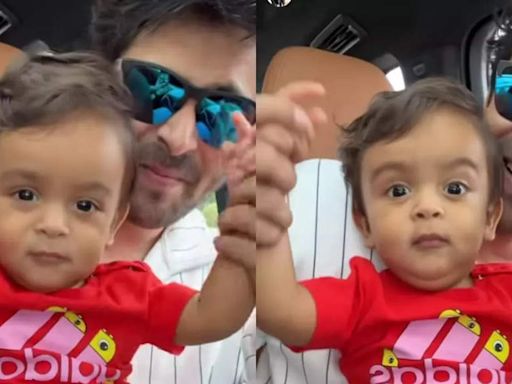 Shoaib Ibrahim makes little Ruhaan dance to Shah Rukh Khan’s song; says ‘I’ll make sure he likes his songs too’ | - Times of India
