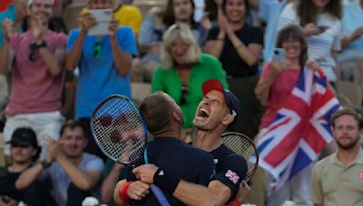 Andy Murray's tennis career is extended with a come-from-behind doubles win at the Paris Olympics